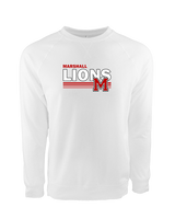 Marshall HS Softball Stripes - Crewneck Sweatshirt