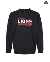Marshall HS Softball Stripes - Mens Adidas Crewneck
