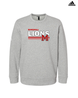 Marshall HS Softball Stripes - Mens Adidas Crewneck