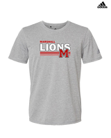 Marshall HS Softball Stripes - Mens Adidas Performance Shirt