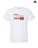 Marshall HS Softball Stripes - Mens Adidas Performance Shirt
