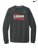 Marshall HS Softball Stripes - Mens Nike Crewneck