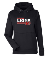 Marshall HS Softball Stripes - Under Armour Ladies Storm Fleece