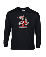 Marshall HS Softball Swing 2 - Cotton Longsleeve