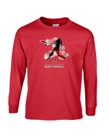 Marshall HS Softball Swing 2 - Cotton Longsleeve