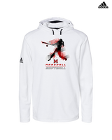 Marshall HS Softball Swing 2 - Mens Adidas Hoodie