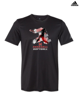Marshall HS Softball Swing 2 - Mens Adidas Performance Shirt