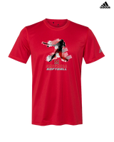 Marshall HS Softball Swing 2 - Mens Adidas Performance Shirt