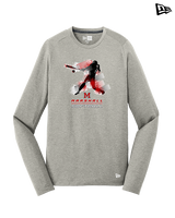 Marshall HS Softball Swing 2 - New Era Performance Long Sleeve
