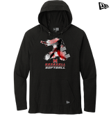 Marshall HS Softball Swing 2 - New Era Tri-Blend Hoodie