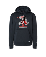 Marshall HS Softball Swing 2 - Oakley Performance Hoodie
