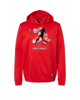 Marshall HS Softball Swing 2 - Oakley Performance Hoodie