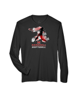 Marshall HS Softball Swing 2 - Performance Longsleeve