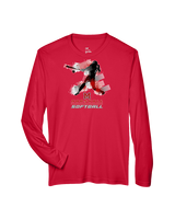 Marshall HS Softball Swing 2 - Performance Longsleeve