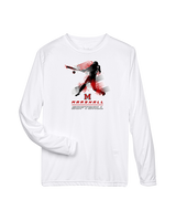 Marshall HS Softball Swing 2 - Performance Longsleeve
