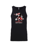 Marshall HS Softball Swing 2 - Tank Top