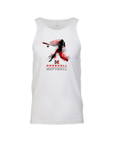 Marshall HS Softball Swing 2 - Tank Top