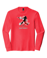 Marshall HS Softball Swing 2 - Tri-Blend Long Sleeve