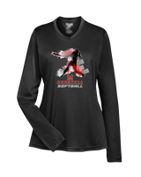 Marshall HS Softball Swing 2 - Womens Performance Longsleeve