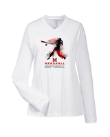 Marshall HS Softball Swing 2 - Womens Performance Longsleeve