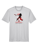 Marshall HS Softball Swing 2 - Youth Performance Shirt