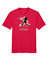 Marshall HS Softball Swing 2 - Youth Performance Shirt