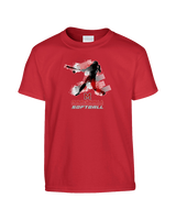 Marshall HS Softball Swing 2 - Youth Shirt