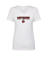 Matawan HS Baseball Keen - Womens Vneck