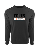 Meadowbrook HSMS Volleyball Pennant - Crewneck Sweatshirt