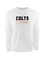 Meadowbrook HSMS Volleyball Pennant - Crewneck Sweatshirt