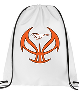 Meadowbrook HS Boys Basketball Full Ball - Drawstring Bag