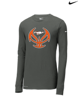Meadowbrook HS Boys Basketball Full Ball - Mens Nike Longsleeve
