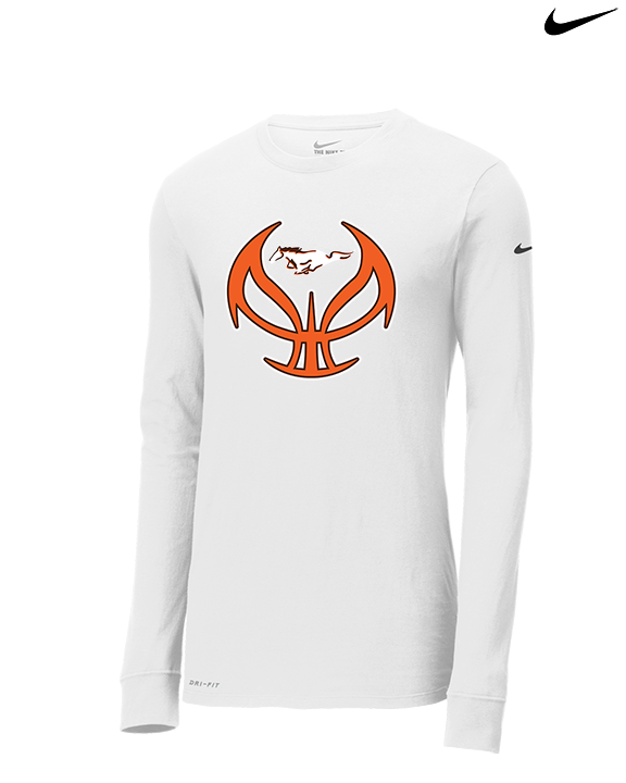 Meadowbrook HS Boys Basketball Full Ball - Mens Nike Longsleeve