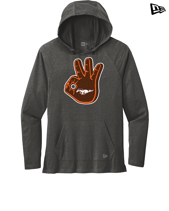 Meadowbrook HS Boys Basketball Shooter - New Era Tri-Blend Hoodie