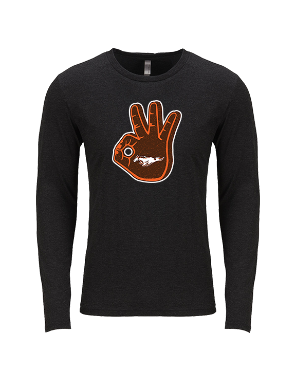 Meadowbrook HS Boys Basketball Shooter - Tri-Blend Long Sleeve