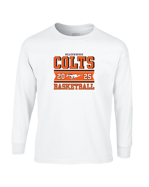 Meadowbrook HS Boys Basketball Stamp - Cotton Longsleeve