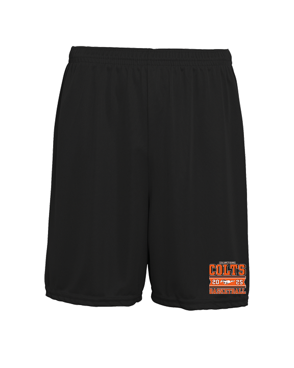 Meadowbrook HS Boys Basketball Stamp - Mens 7inch Training Shorts