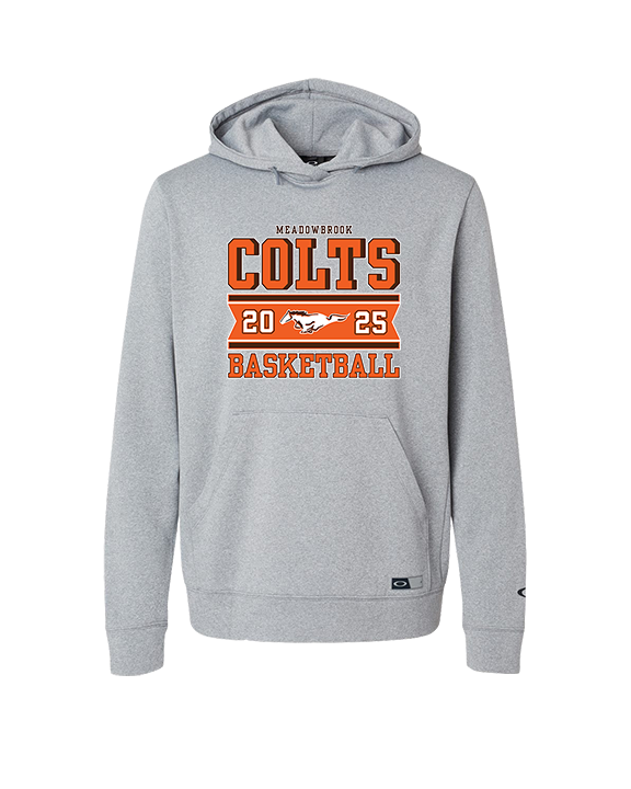 Meadowbrook HS Boys Basketball Stamp - Oakley Performance Hoodie