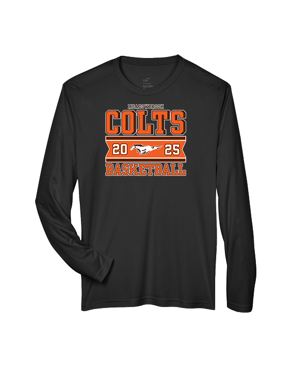 Meadowbrook HS Boys Basketball Stamp - Performance Longsleeve