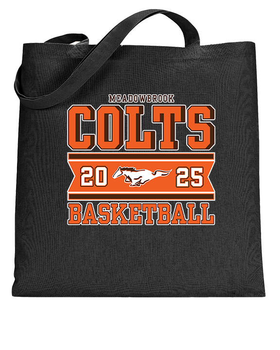 Meadowbrook HS Boys Basketball Stamp - Tote