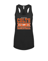Meadowbrook HS Boys Basketball Stamp - Womens Tank Top
