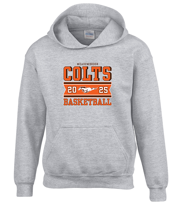 Meadowbrook HS Boys Basketball Stamp - Youth Hoodie