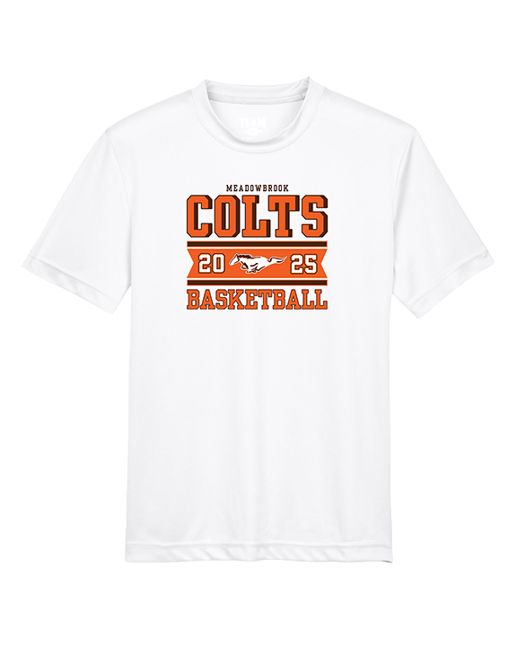 Meadowbrook HS Boys Basketball Stamp - Youth Performance Shirt