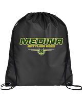 Medina Middle School Football Design - Drawstring Bag