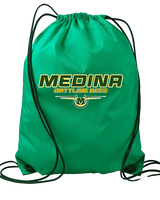 Medina Middle School Football Design - Drawstring Bag