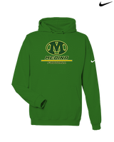 Medina Middle School Football Split - Nike Club Fleece Hoodie