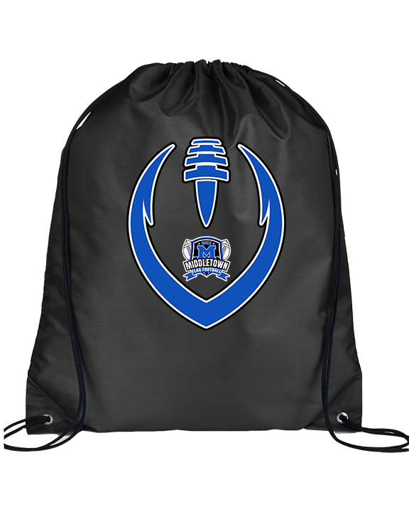 Middletown HS Girls Flag Football Full Football - Drawstring Bag