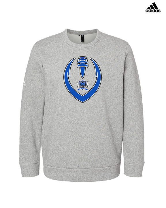 Middletown HS Girls Flag Football Full Football - Mens Adidas Crewneck
