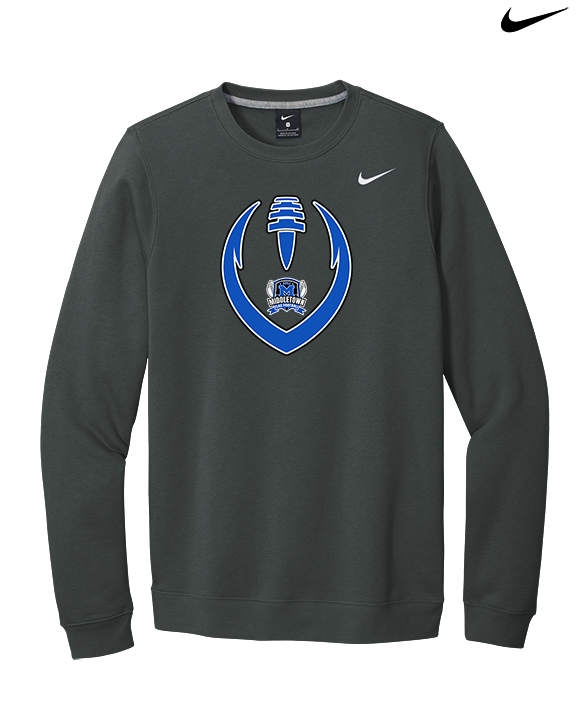 Middletown HS Girls Flag Football Full Football - Mens Nike Crewneck