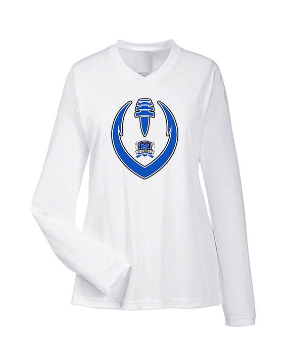 Middletown HS Girls Flag Football Full Football - Womens Performance Longsleeve